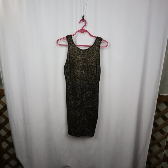 ASTR The Label Metallic Black Sleeveless Glitter Party Bodycon Mini Dress - LG - Picture 5 of 12